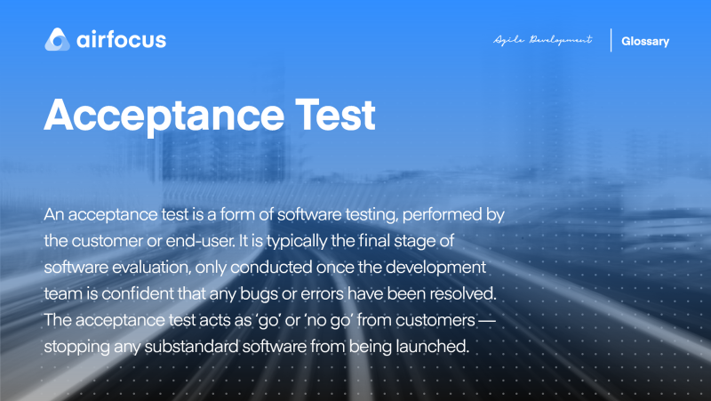What Is An Acceptance Test