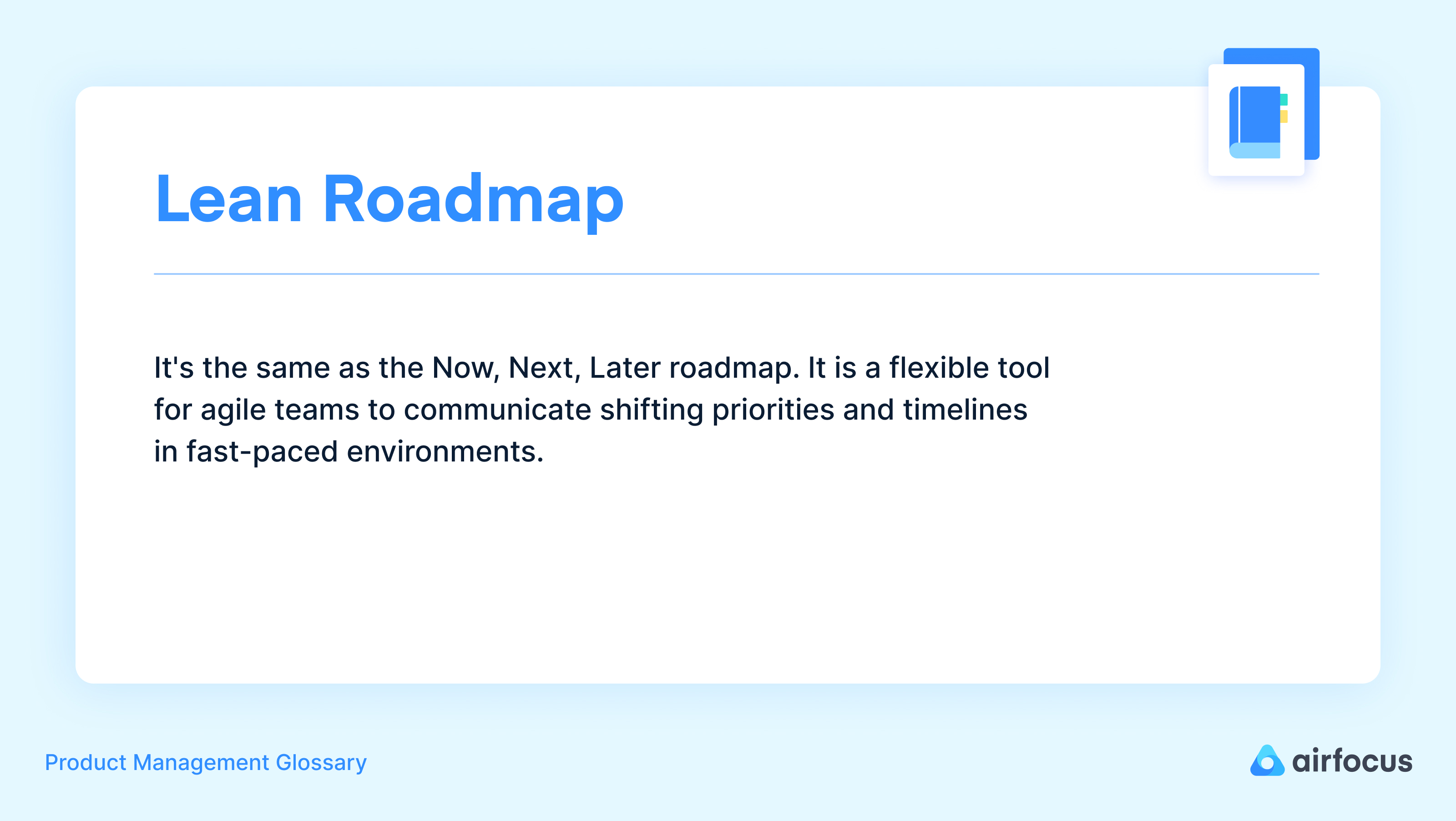 What is a Lean Roadmap? Definition, Principals and FAQs.
