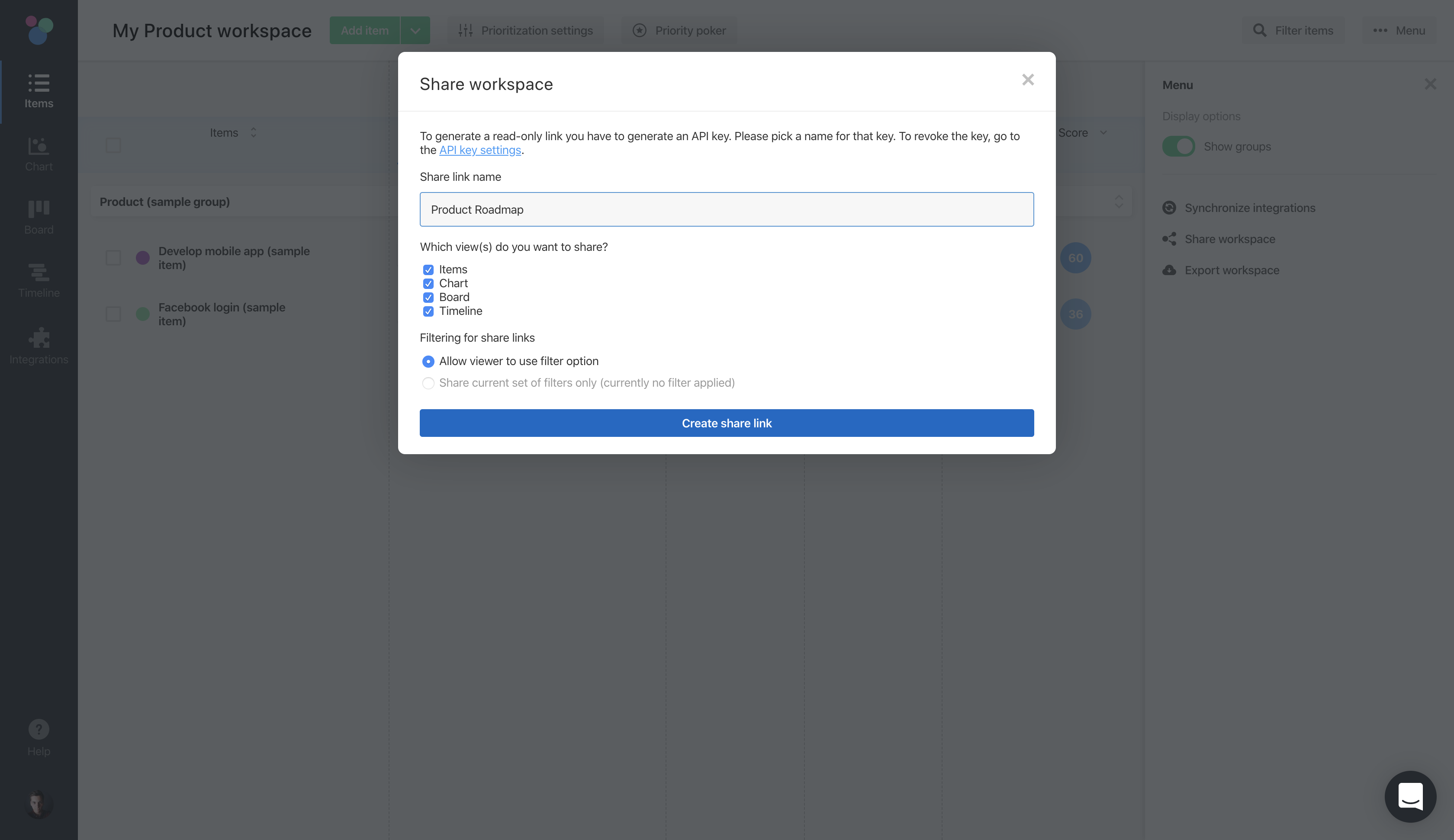 product-roadmap-shared-link