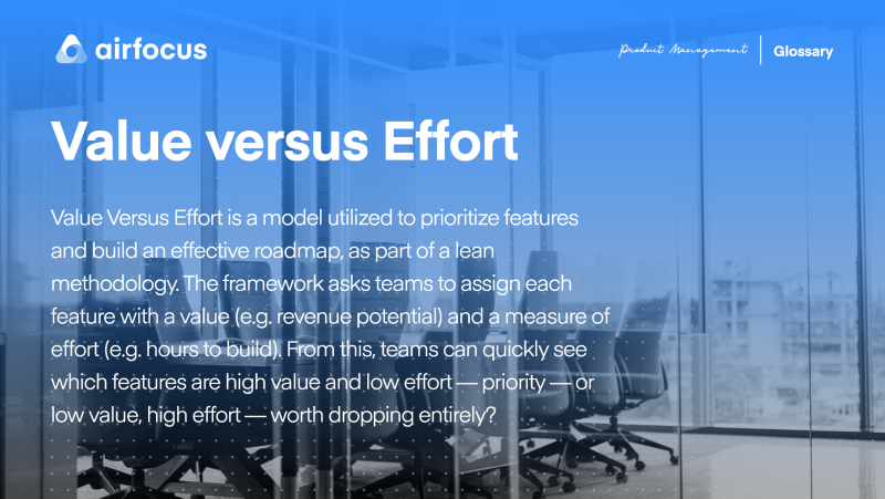 What Is Value Versus Effort?