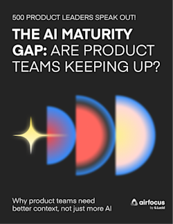 airfocus eBook The AI maturity gap: Are product teams keeping up?