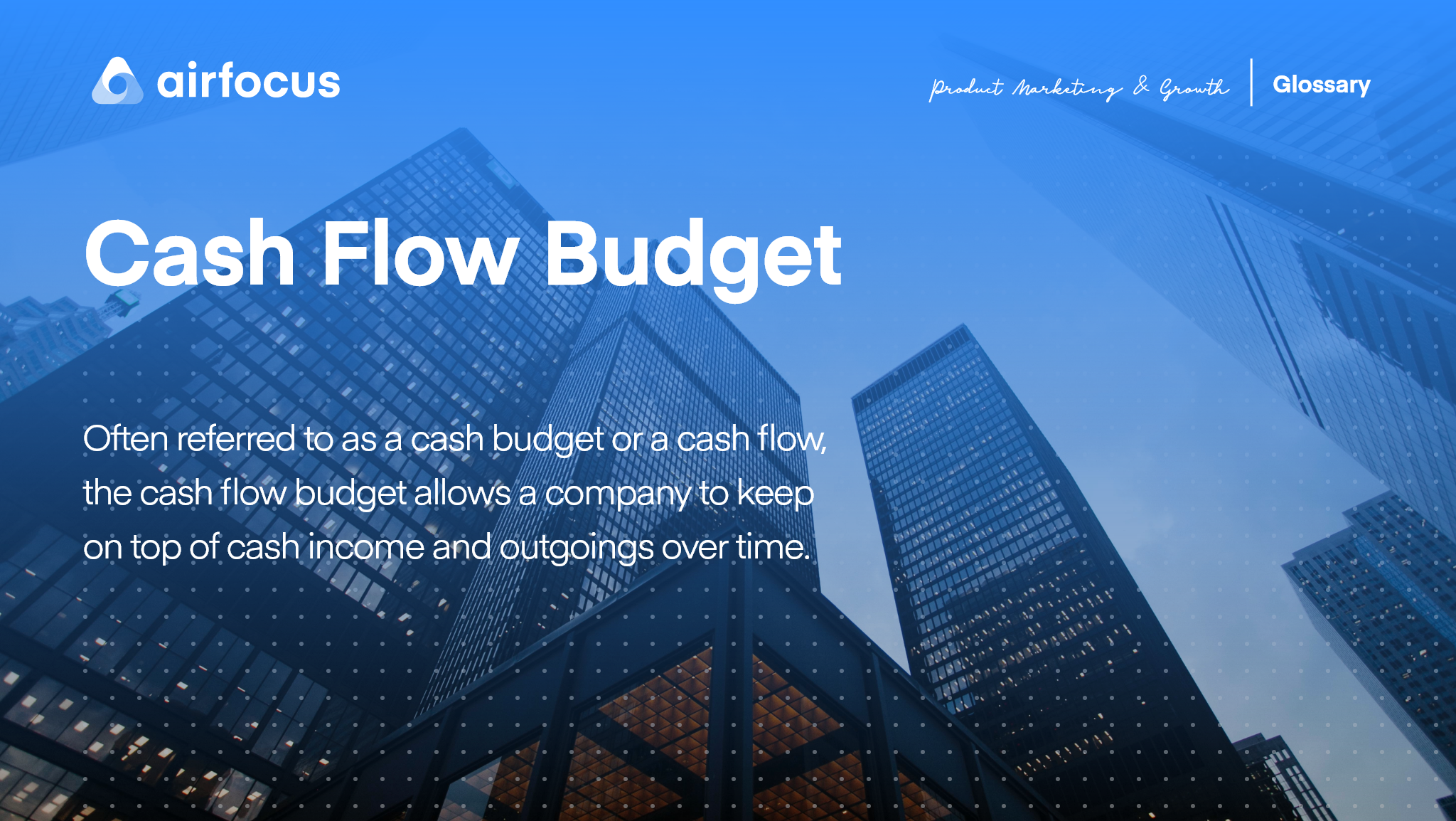 What Is The Definition Of Cash Flow Budget