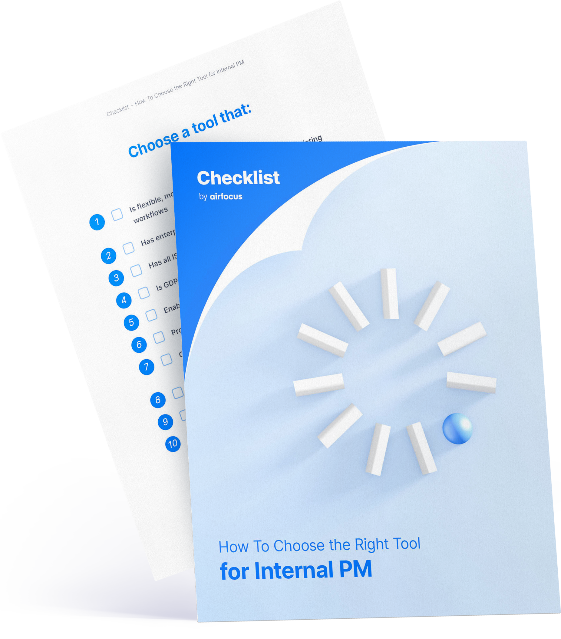 airfocus checklist: How to choose the right tool for internal PM - cover