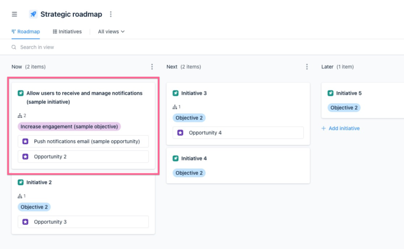 Strategic roadmap still