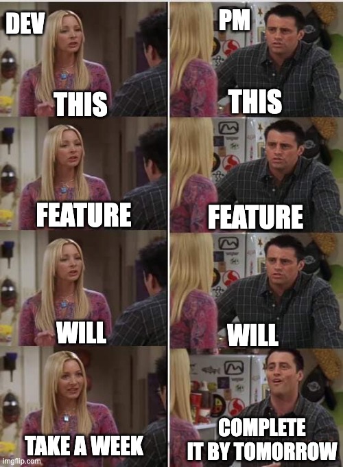 Engineers vs product managers stereotype