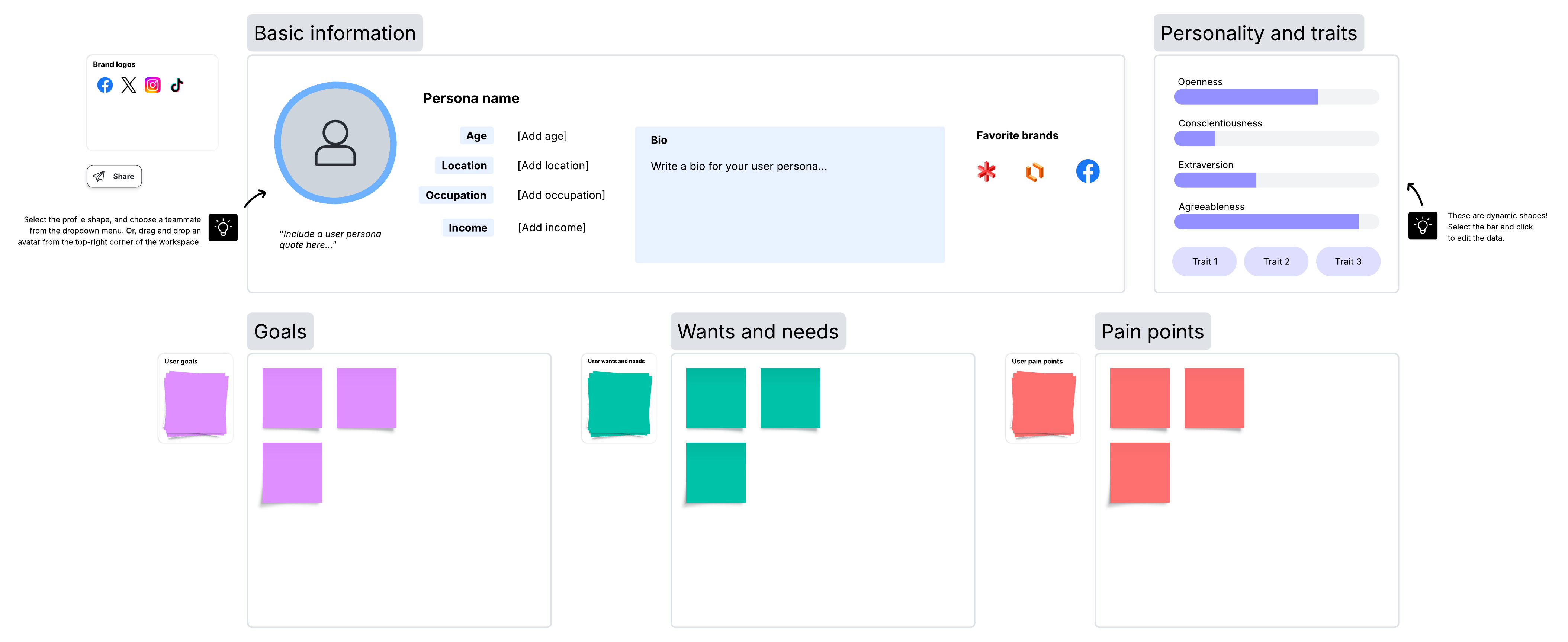 Lucid user persona template