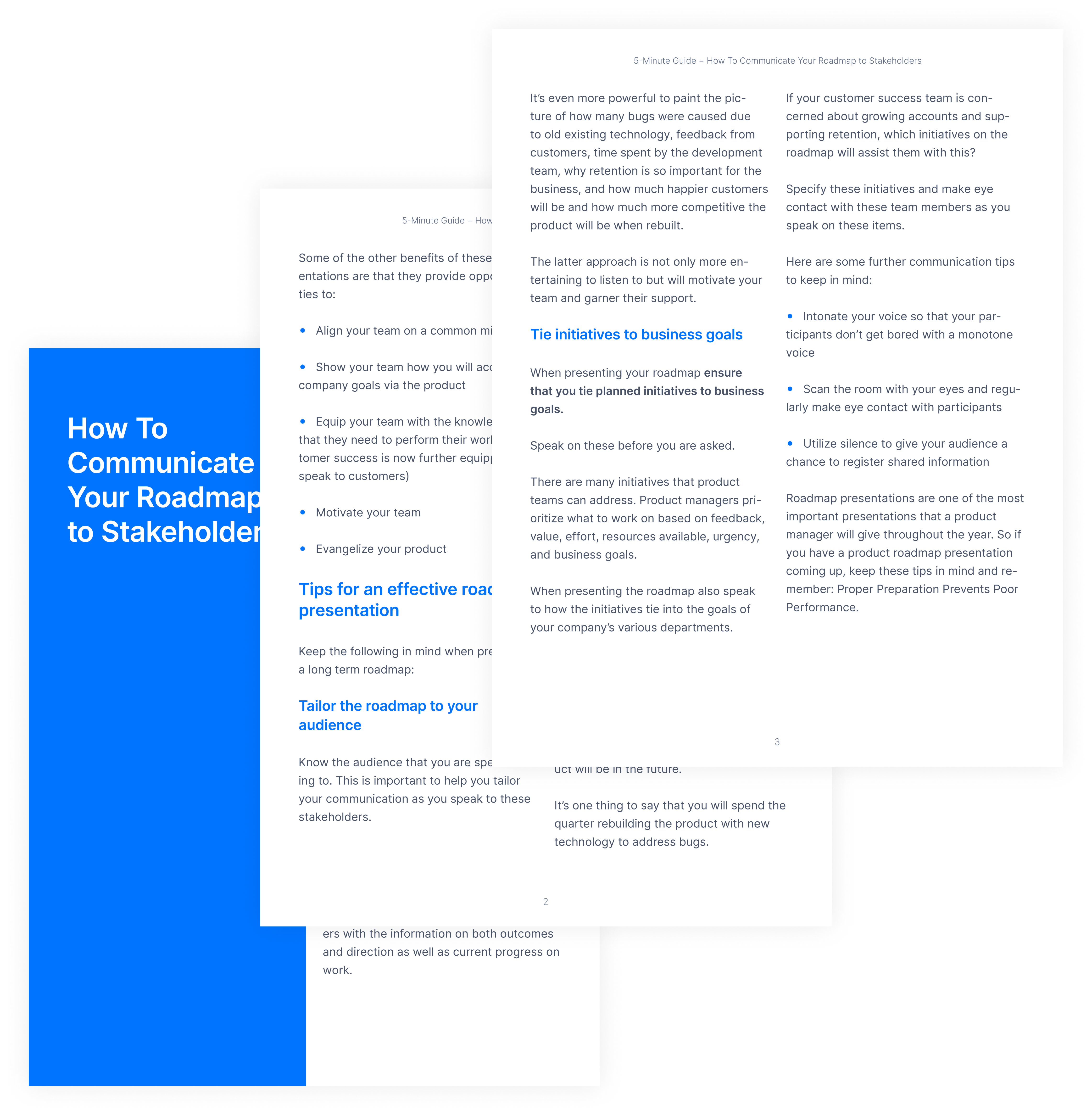 airfocus 5-min guide: How to communicate your roadmap to stakeholders - content