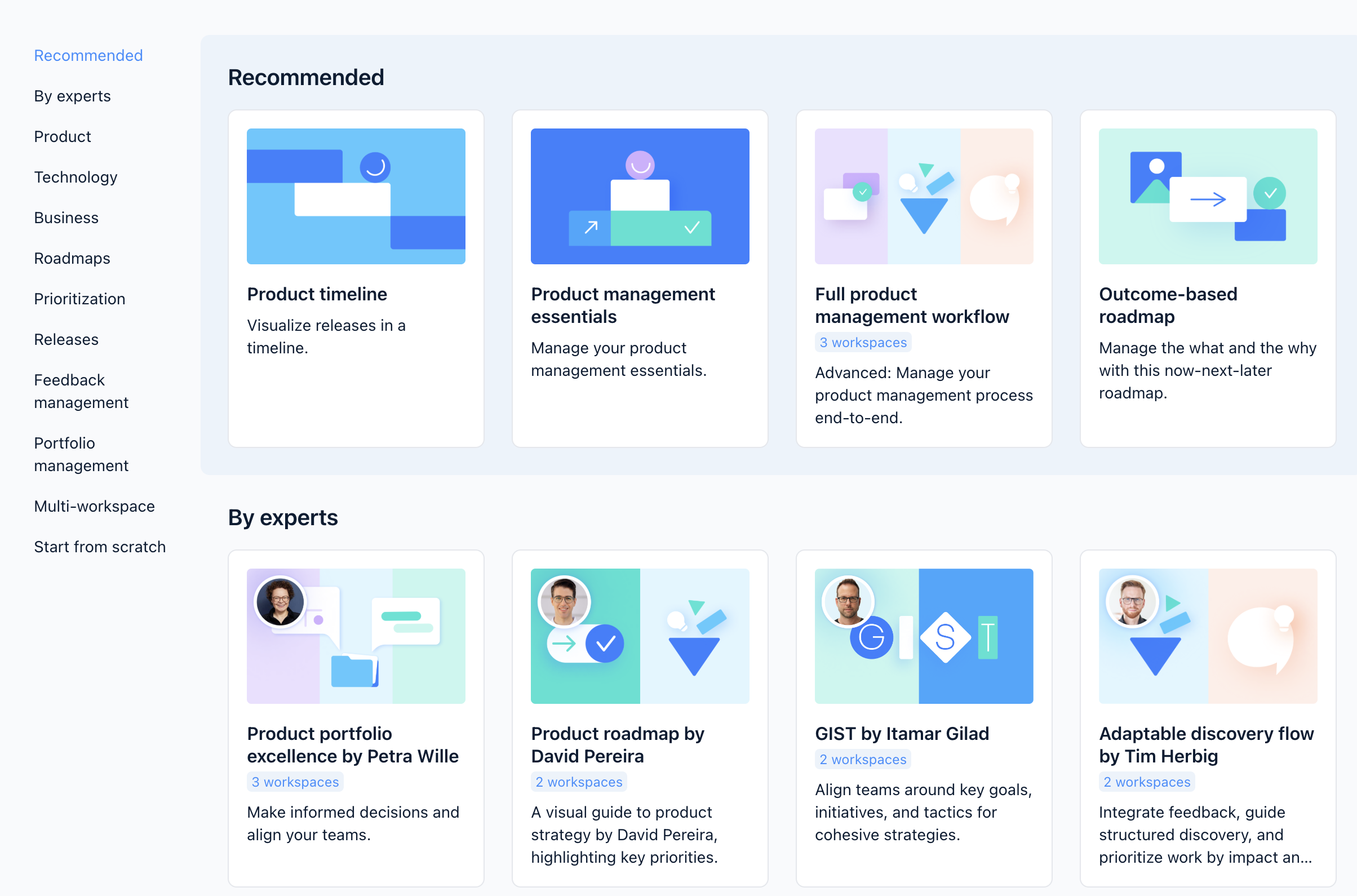 airfocus UX – Templates