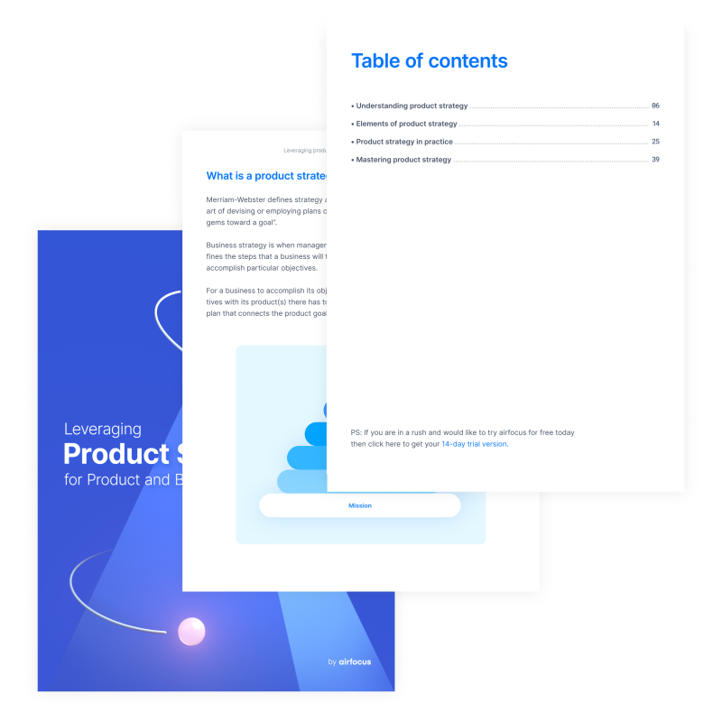 Product strategy ebook