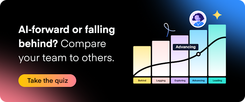 AI forward or falling behind? Take the AI maturity quiz.