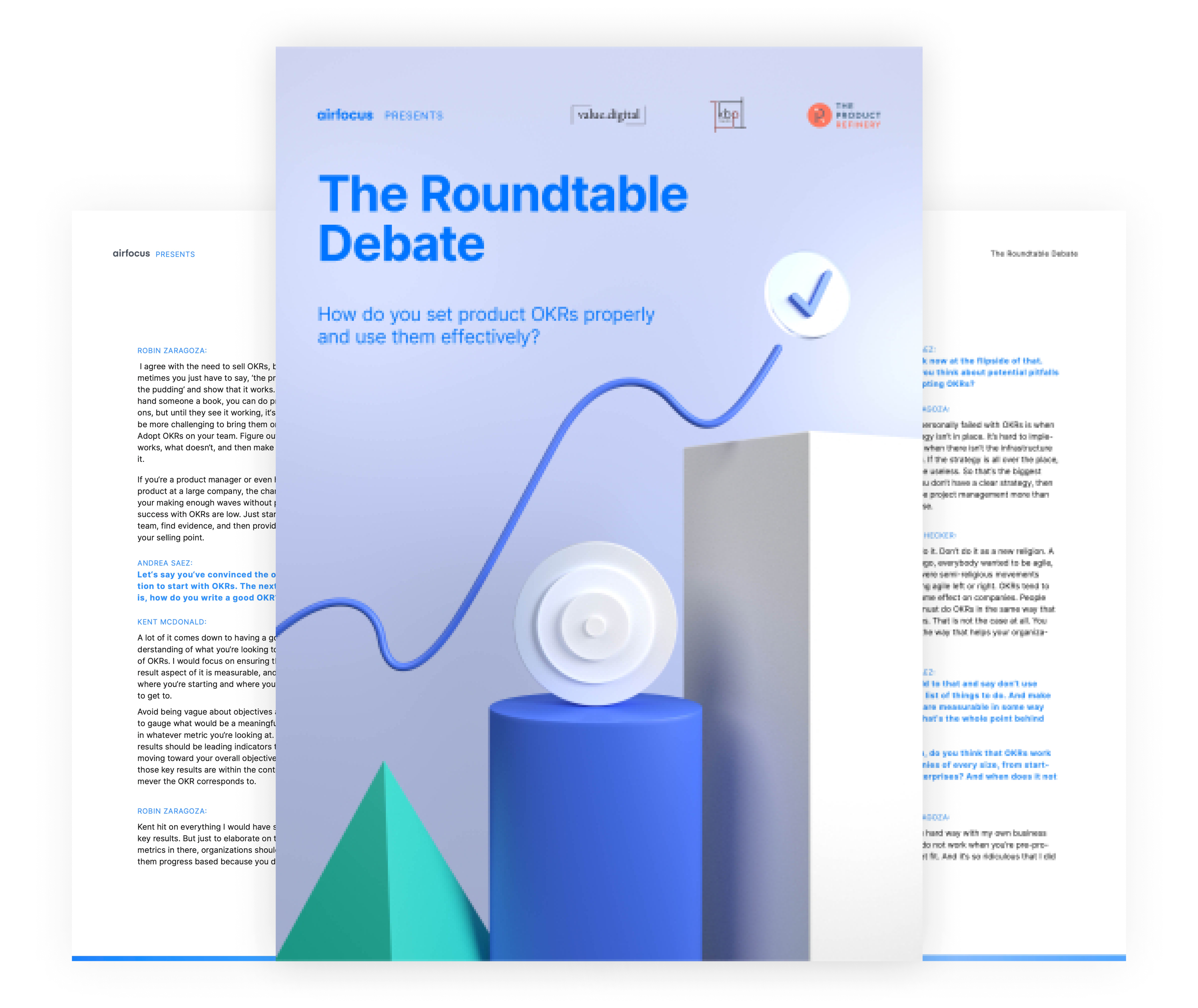 airfocus eBook: Report OKRs roundtable - how do you set product OKRs? - information