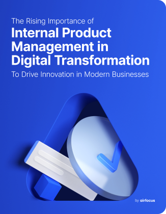 airfocus eBook Internal product management in digital transformation