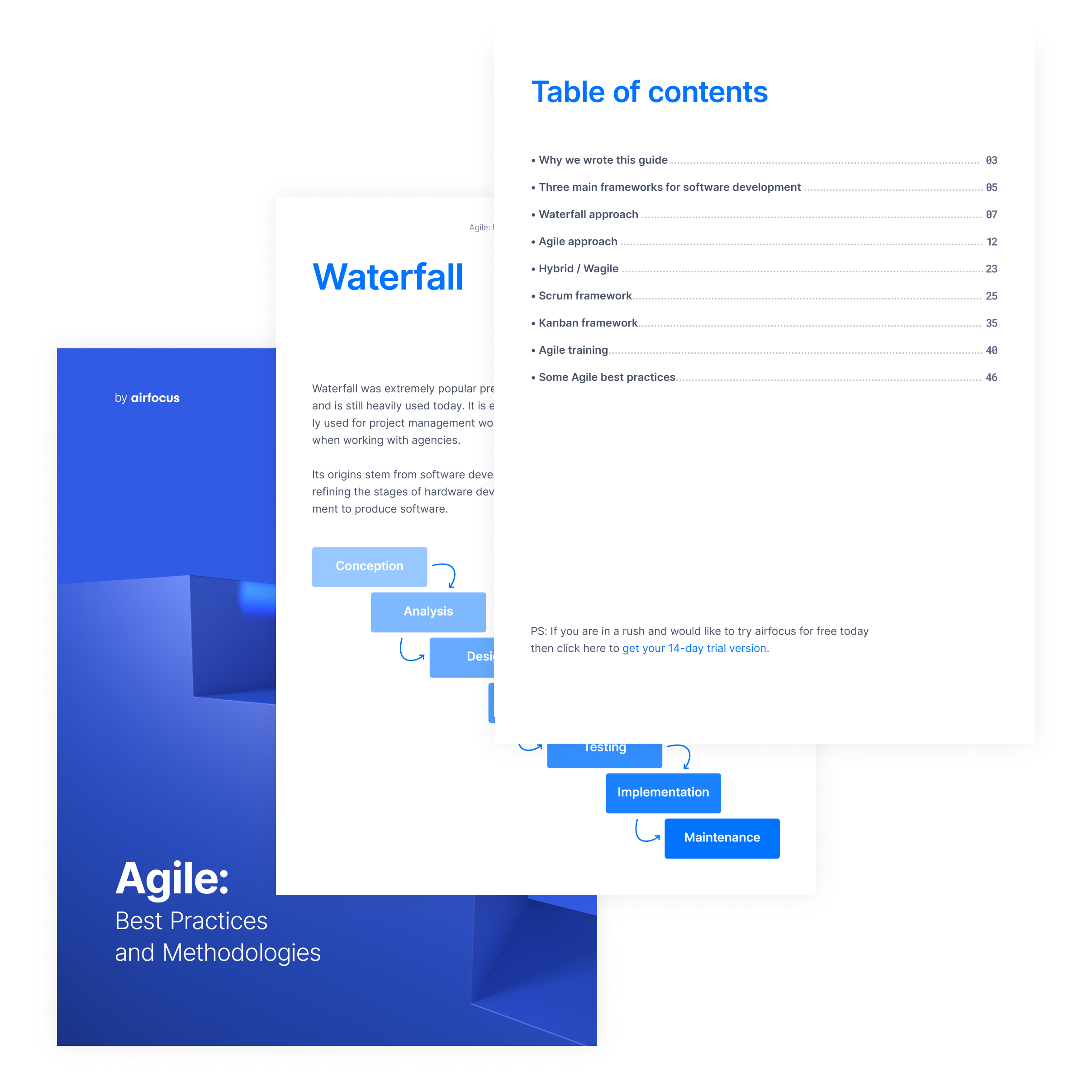airfocus eBook: Agile: Best practices and methodologies - content