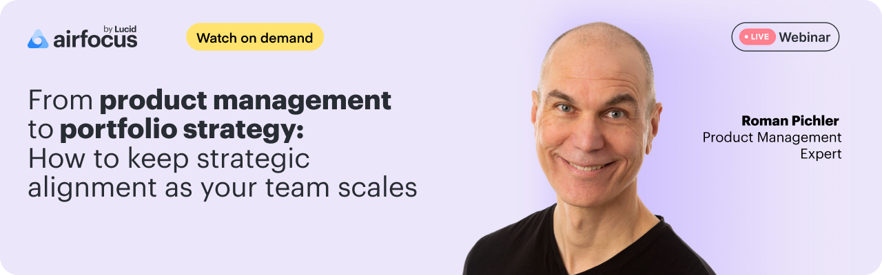 Roman Pichler webinar – Watch on demand banner