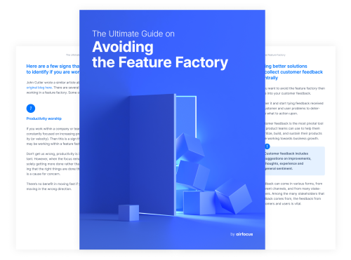 Escaping the Feature Factory About image 