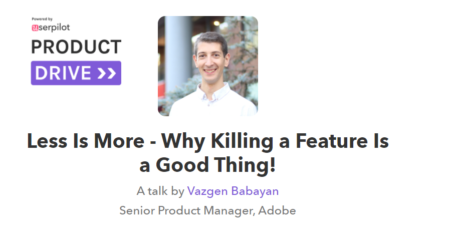 ProductDrive 2021 virtual summit