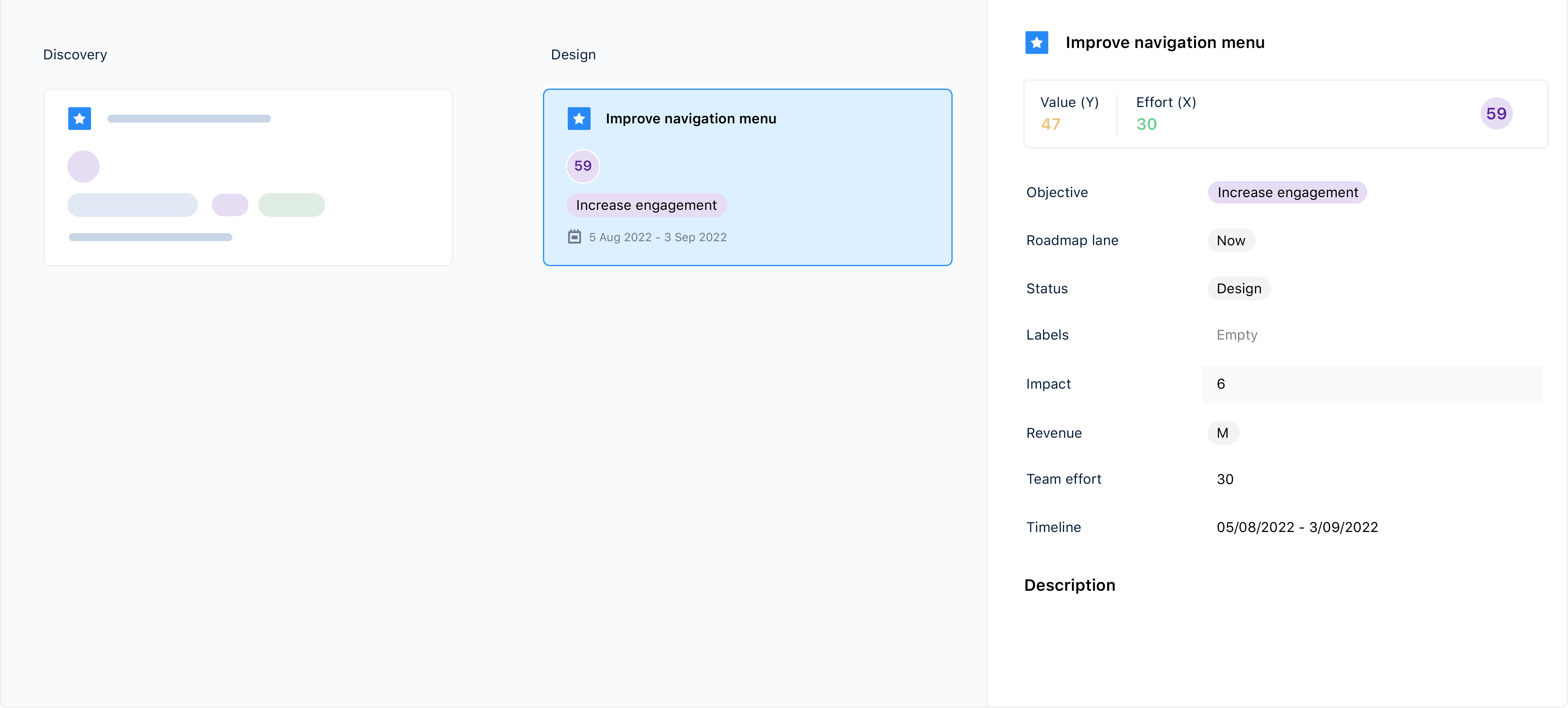 airfocus product management template kanban workflow