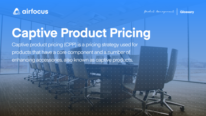 captive product pricing