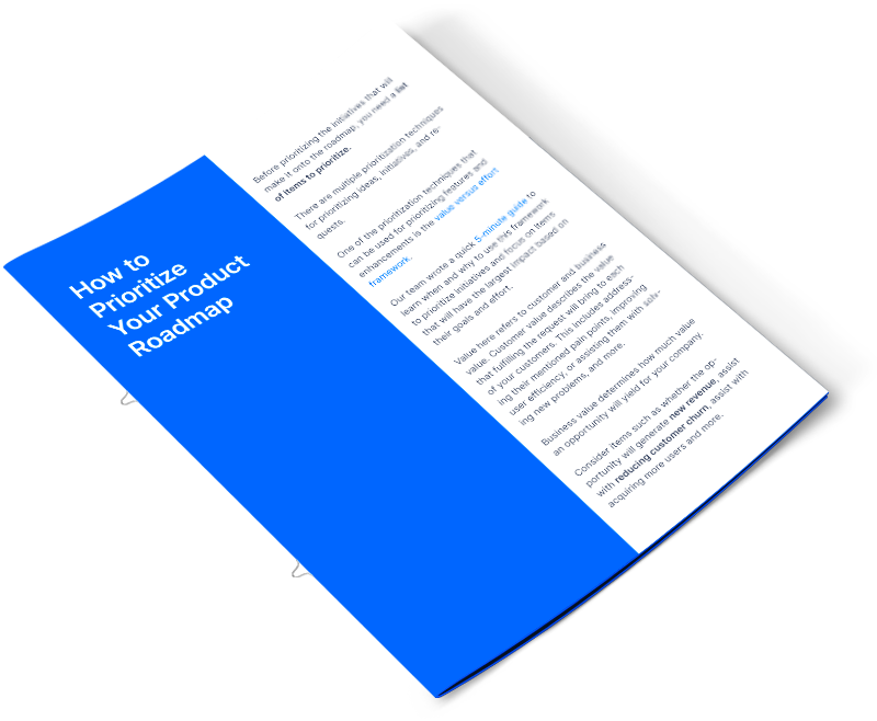 airfocus 5-min guide: How to prioritize your product roadmap - cover