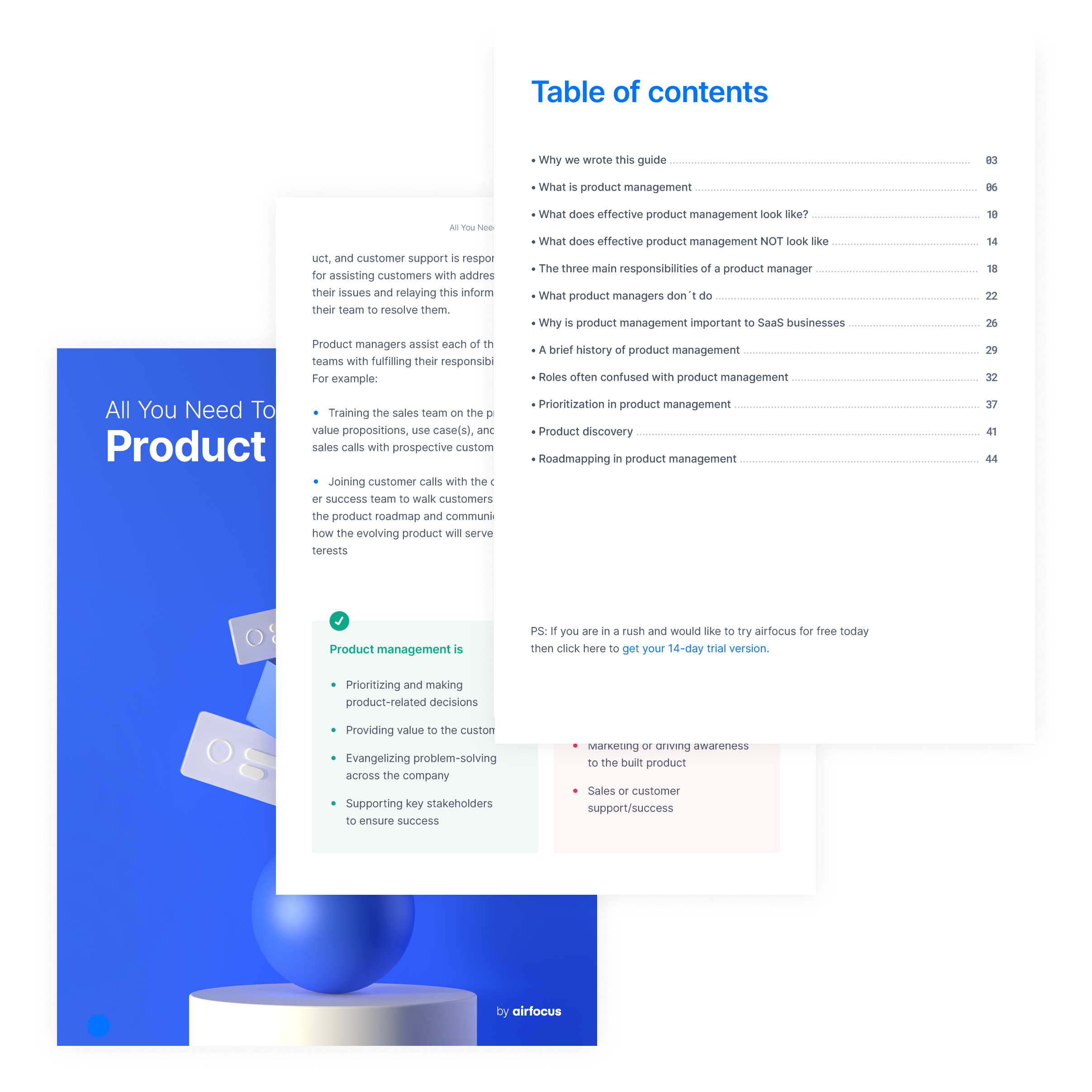 airfocus eBook: All you need to know about product management - content
