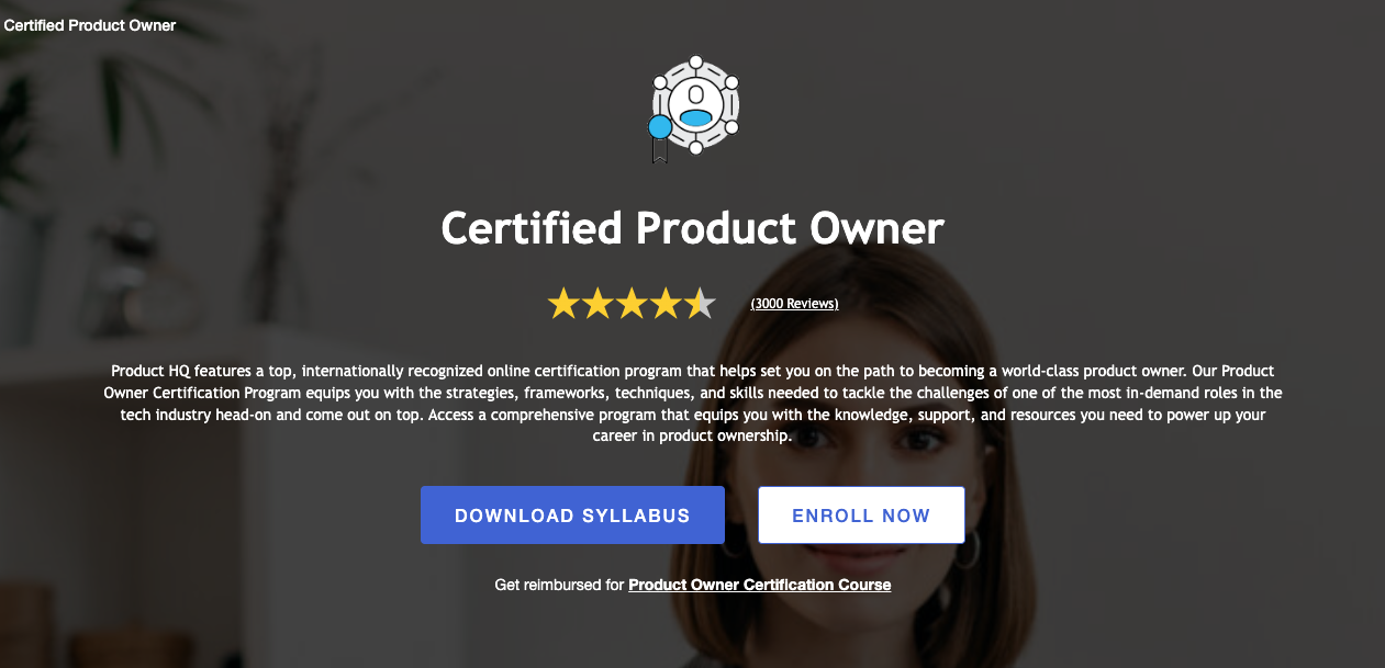 Certified product owner course