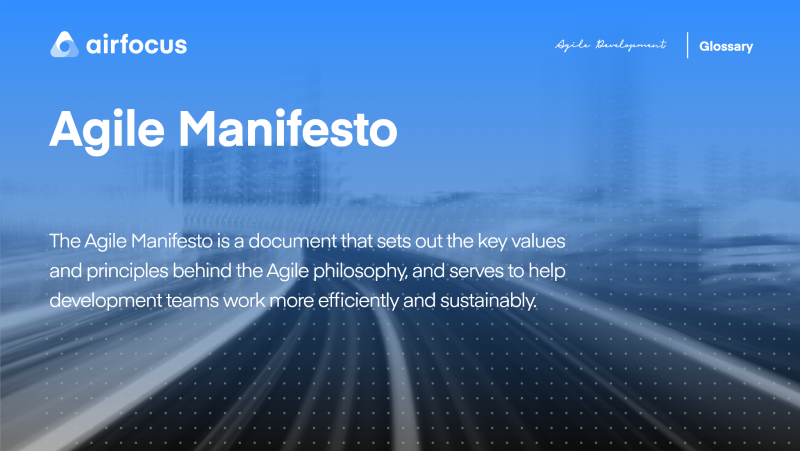 What Is The Agile Manifesto
