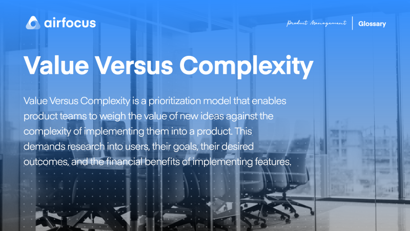What Is Value versus Complexity?