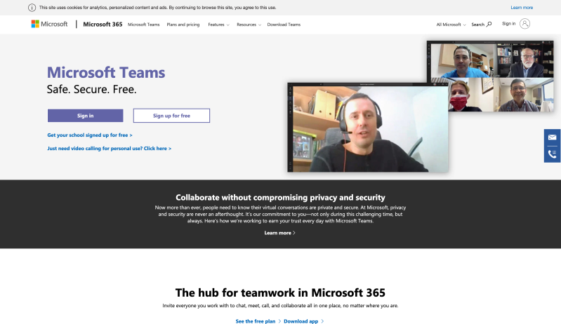 free microsoft teams