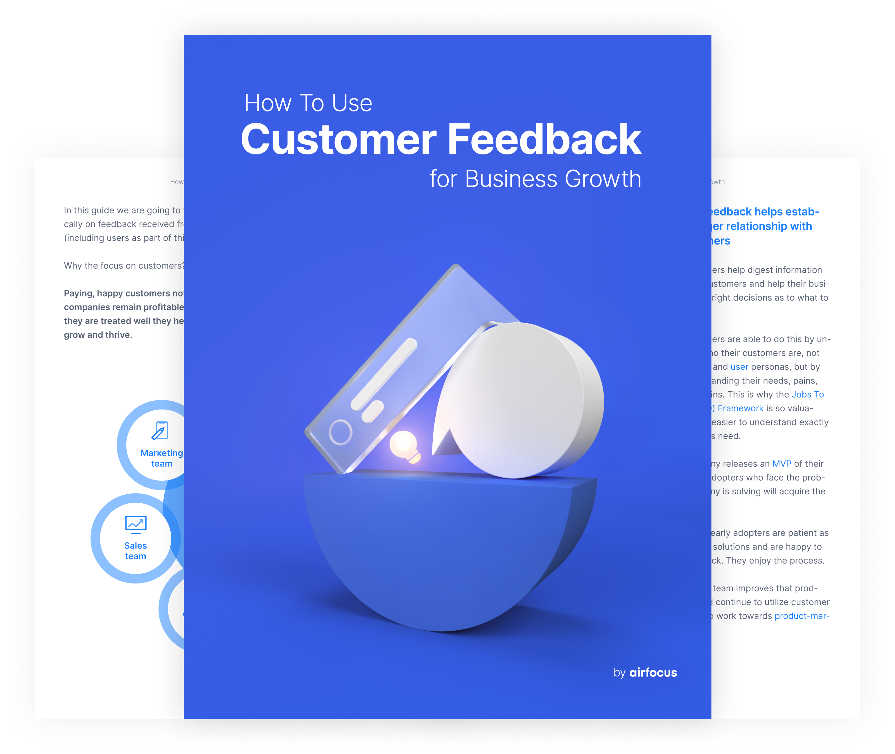 airfocus eBook: How to use customer feedback for business growth - information