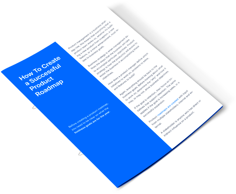 airfocus 5-min guide: How to create a successful product roadmap - cover