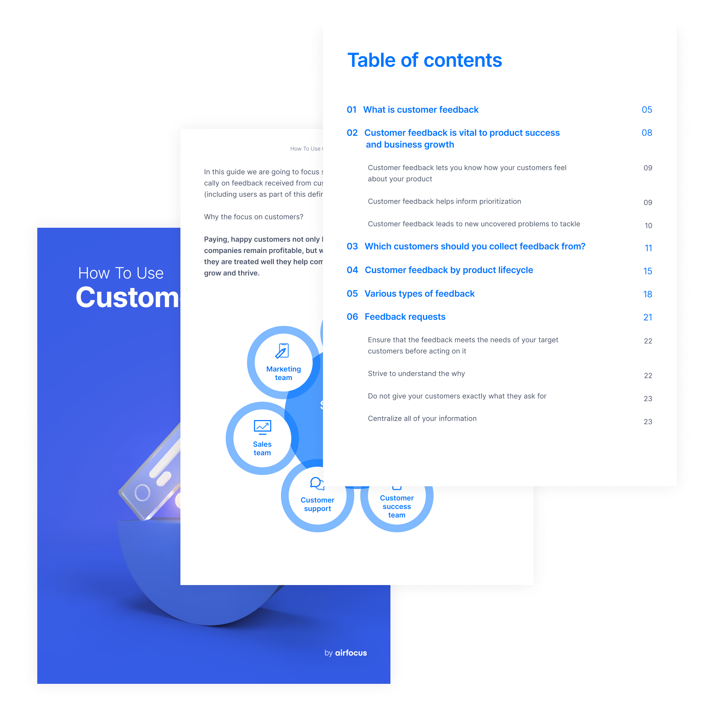 airfocus eBook: How to use customer feedback for business growth - content