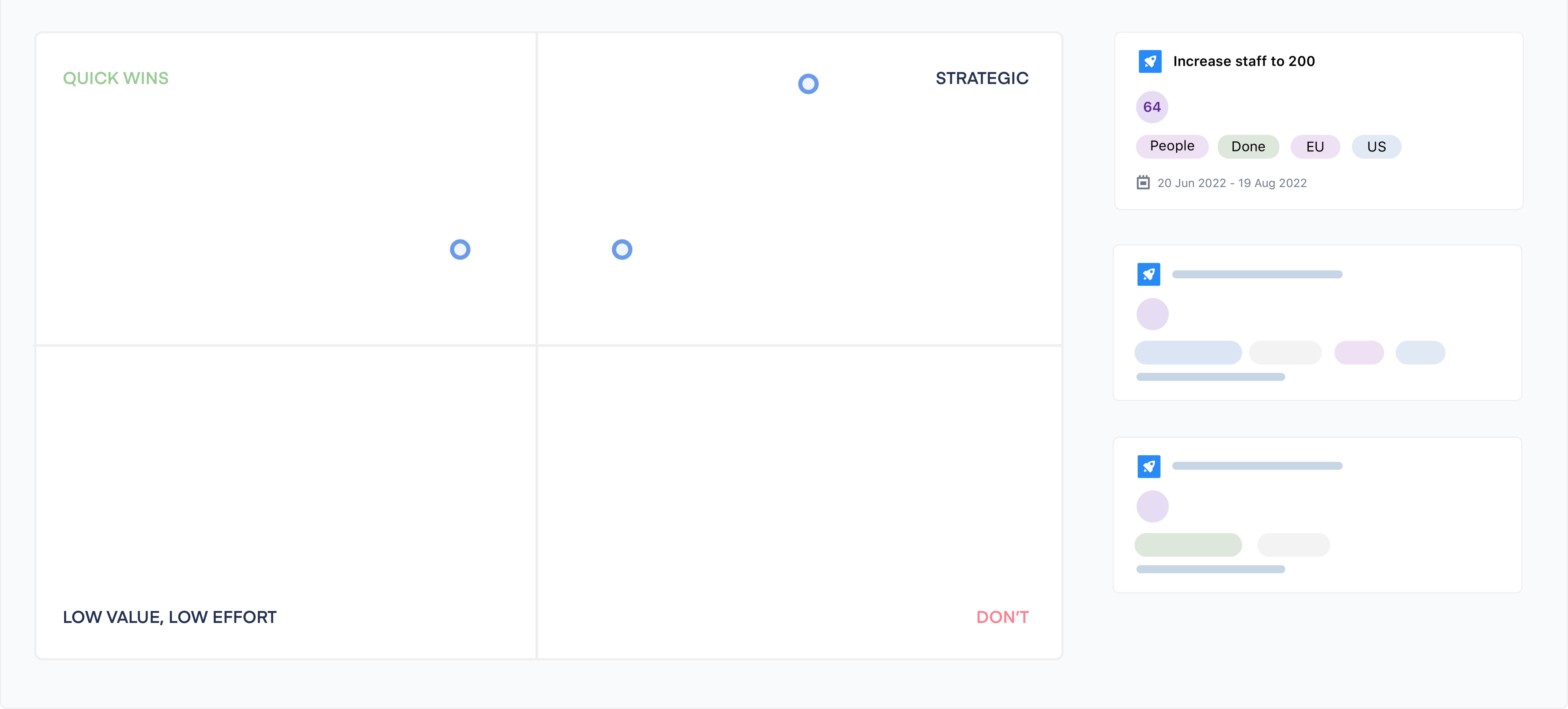 airfocus technology roadmap template priority
