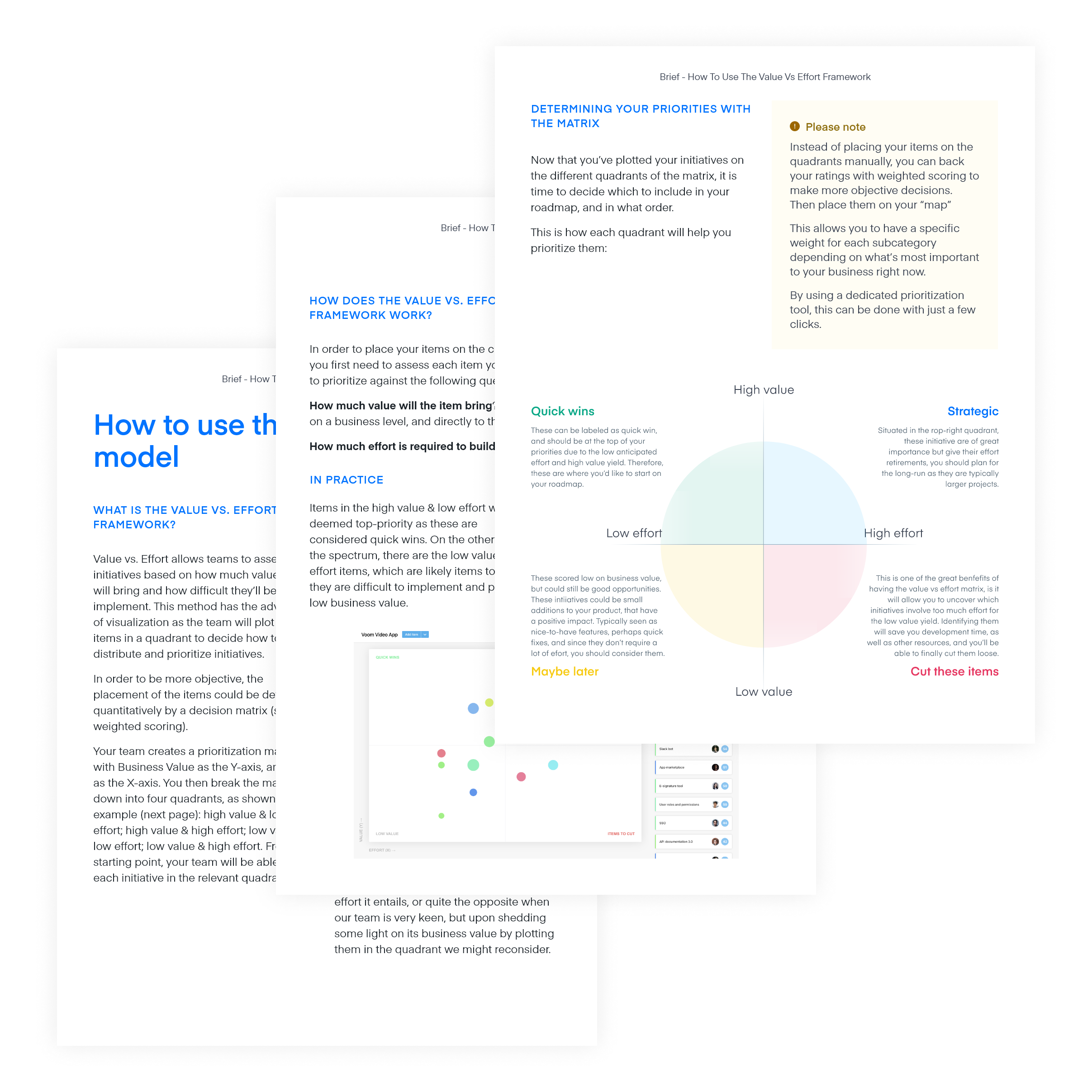 airfocus 5-min guide: How to use the value vs effort model - content
