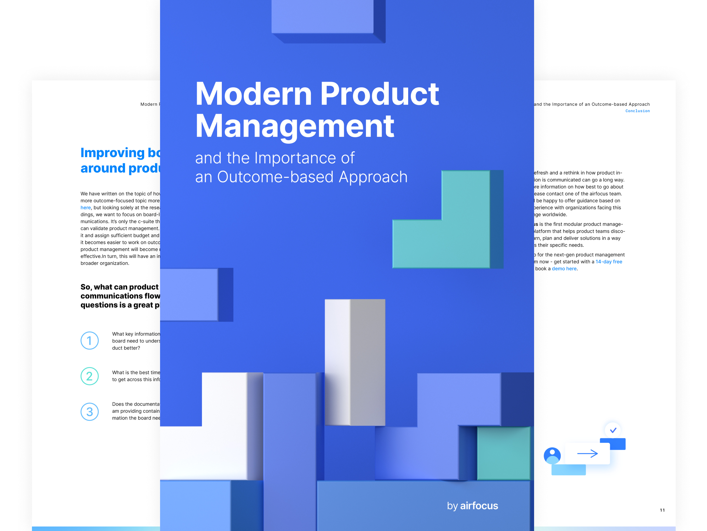 airfocus eBook: Modern product management and the importance of an outcome-based approach - information