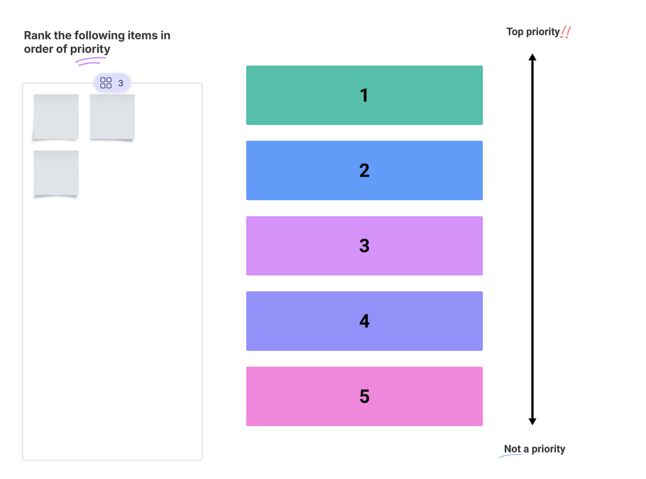 Rank order activity template