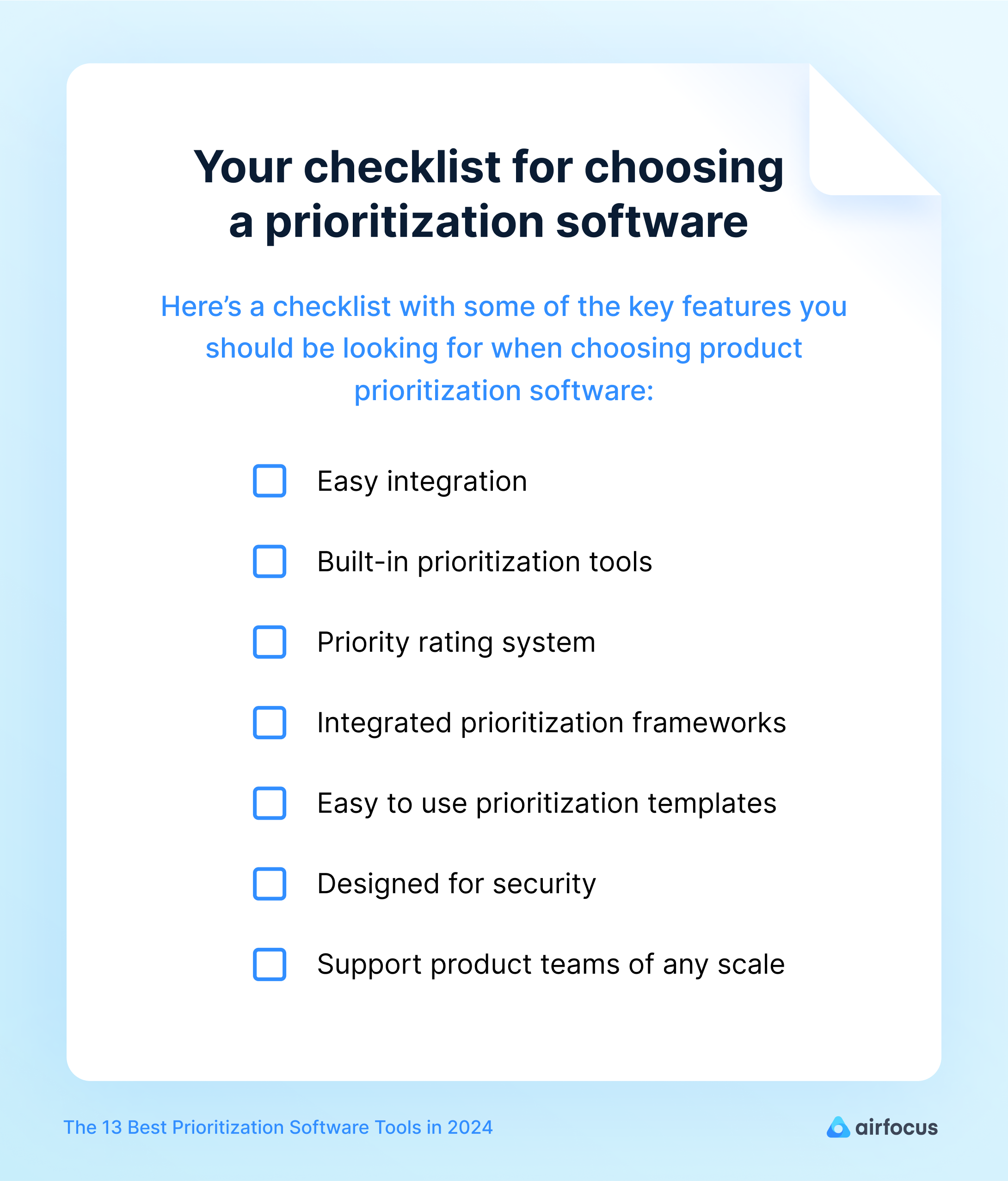 How to choose a prioritization software