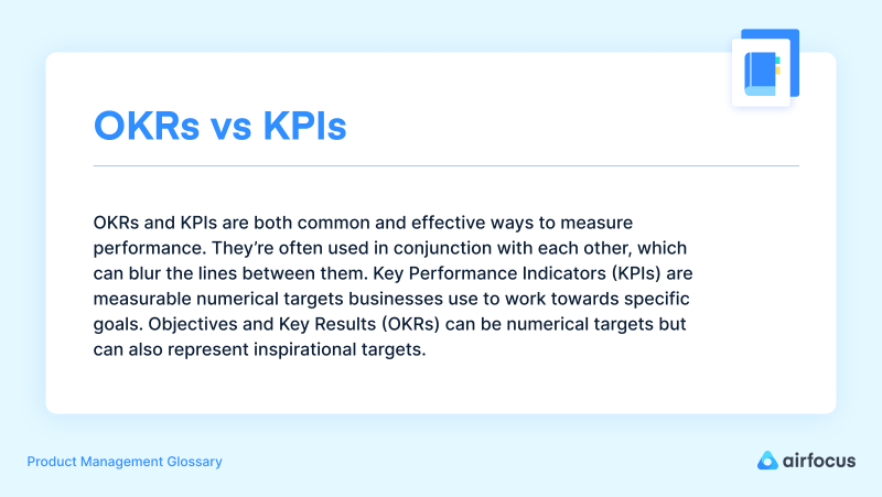 OKRs vs. KPIs
