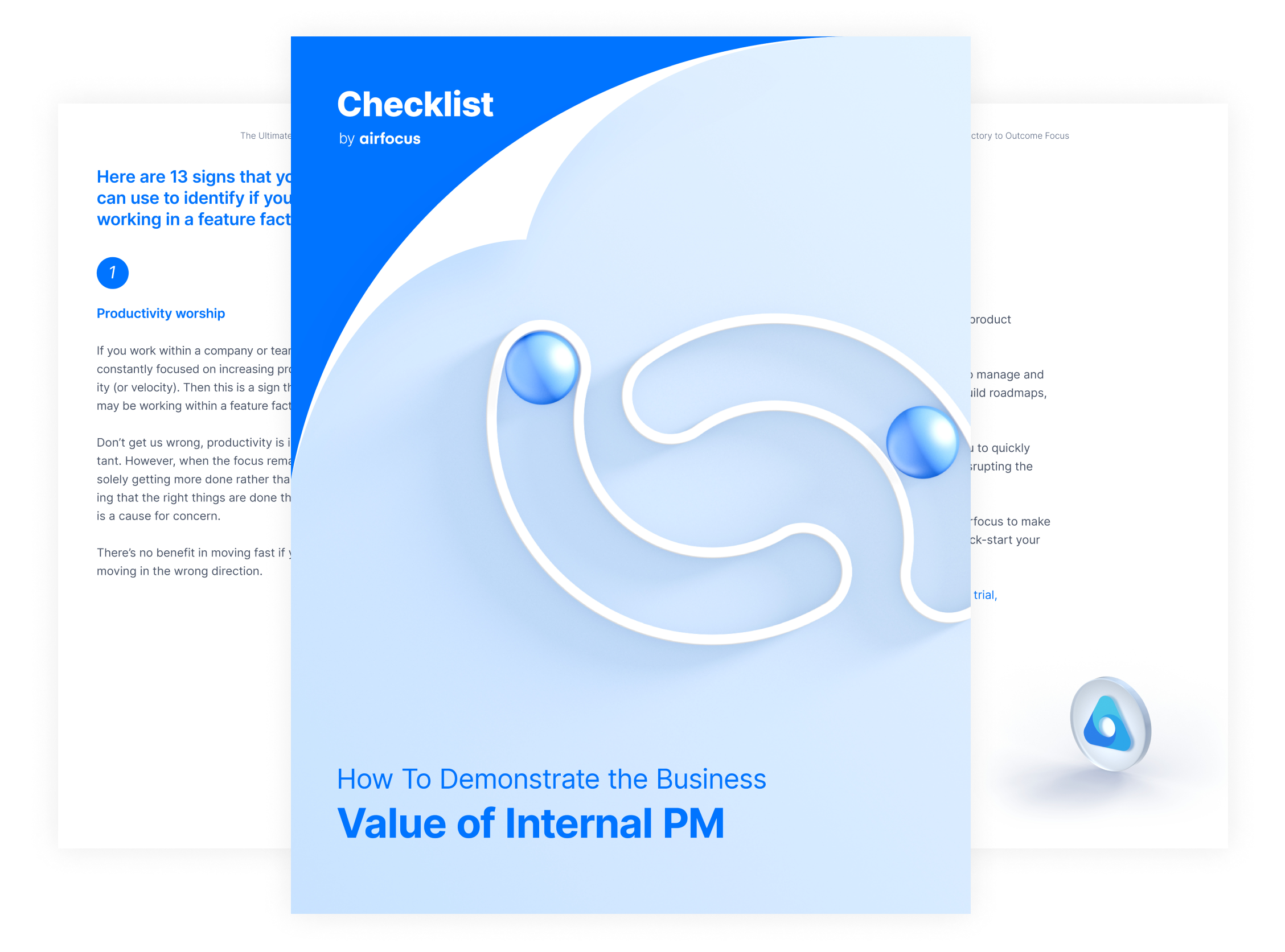 airfocus checklist: How to demonstrate the business value of internal PM - content