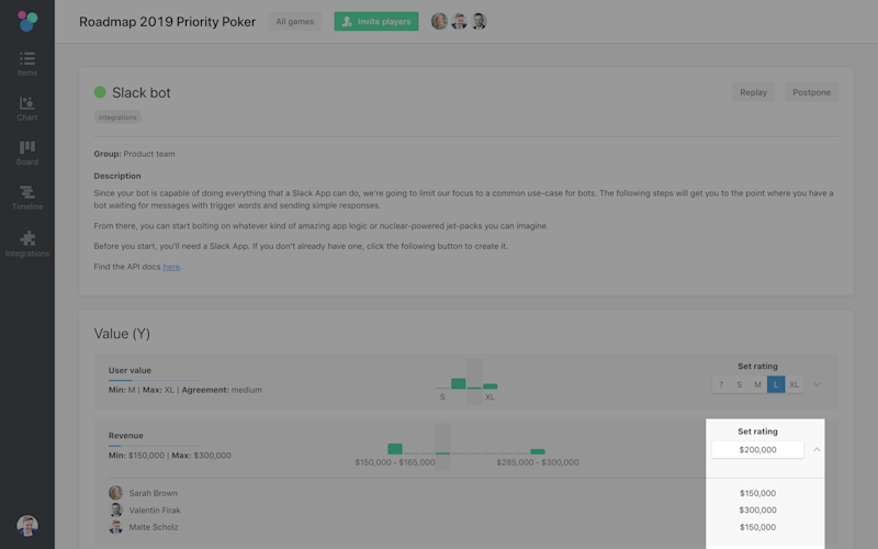 airfocus priority poker set rating