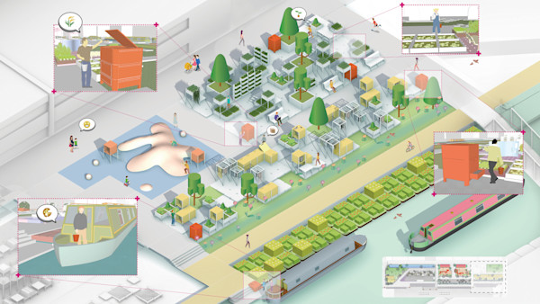 A Collaborative Landscape for a Floating Community
