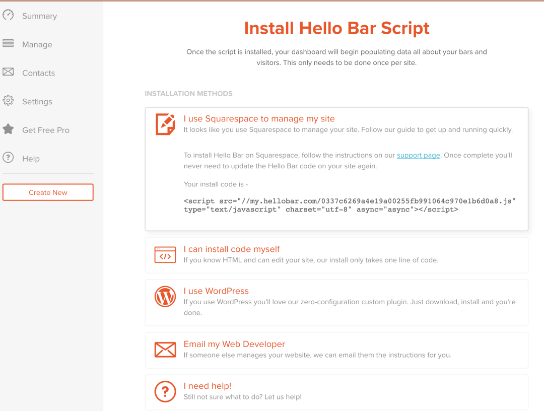 Enables non-technical website owners to create and install custom announcement bar scripts on their websites