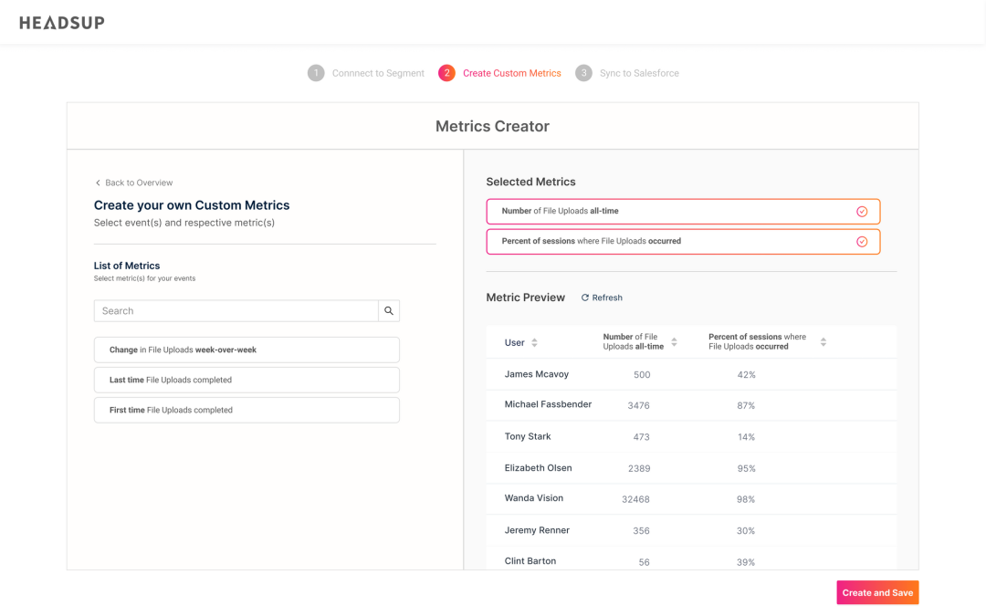 Create Custom Metrics