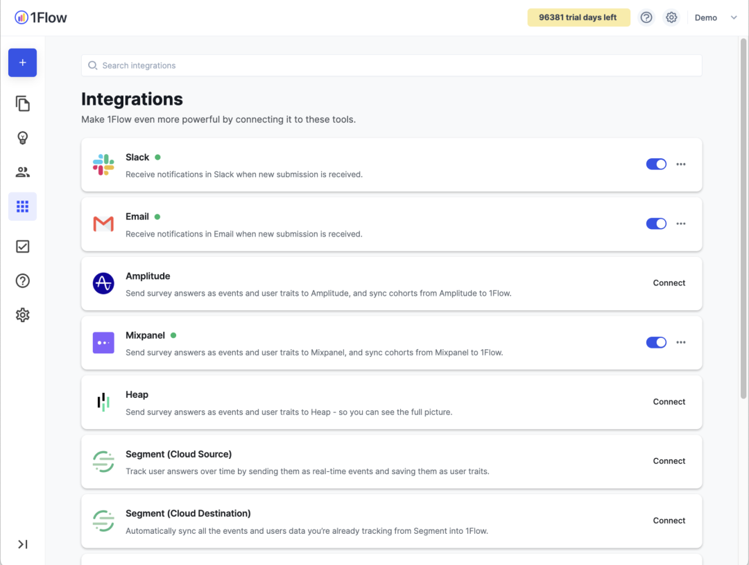 Make customer journey data a critical part of your workflow with our native integrations - no coding required!