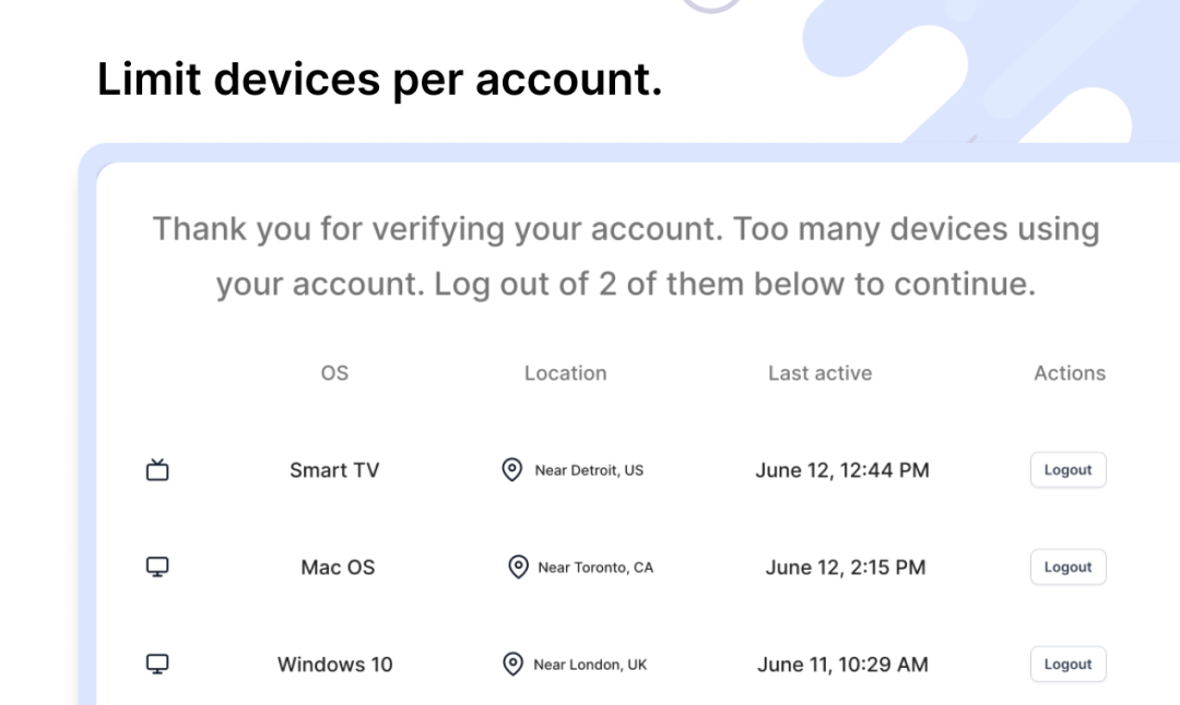 Use pre-built customizable UIs to ask account sharers to create their own accounts!