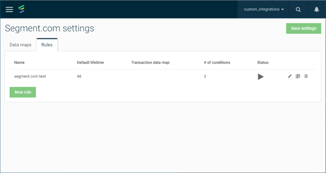 Set up rules based on a sequence of Segment events.