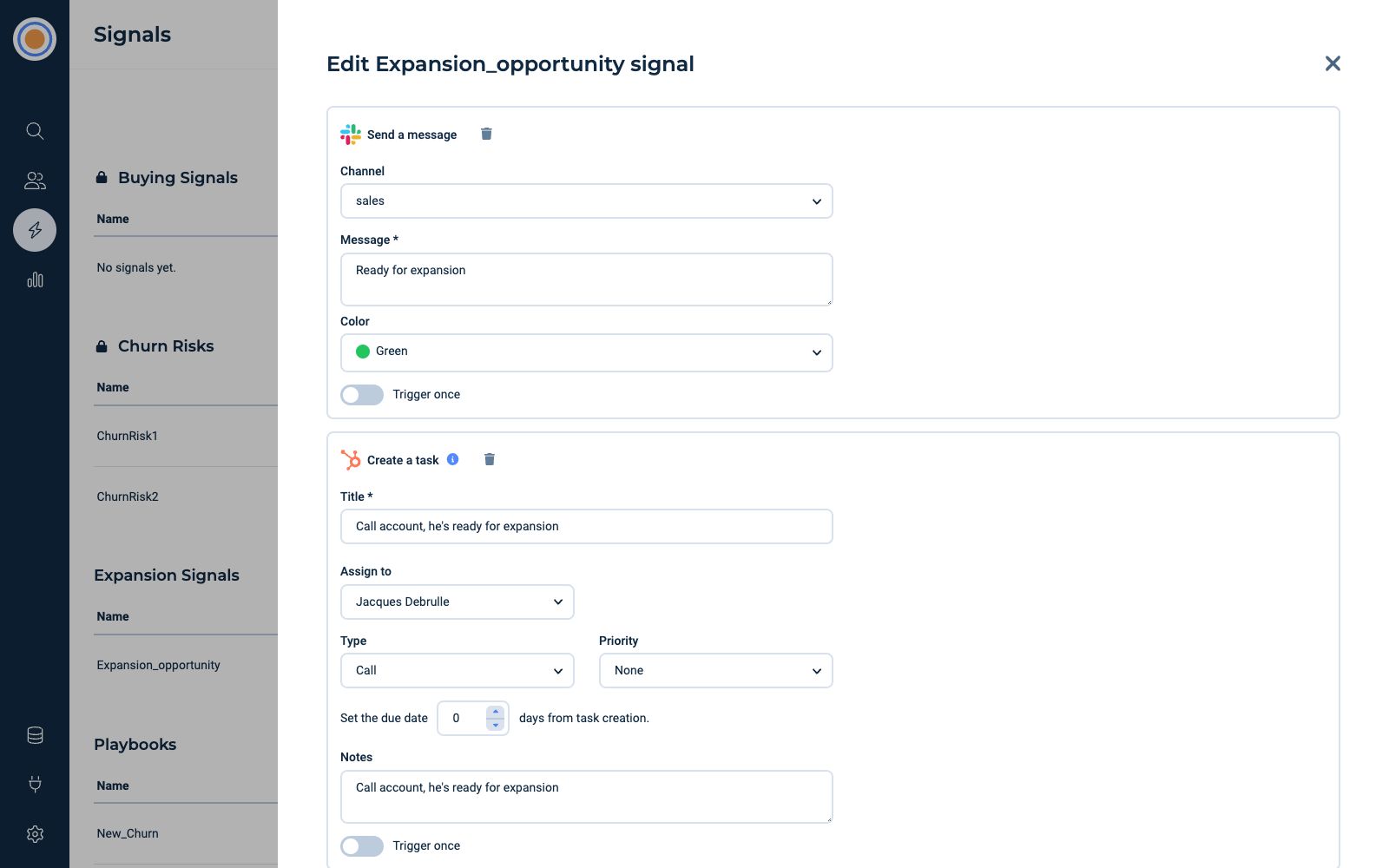 Take actions in the tools you're already using