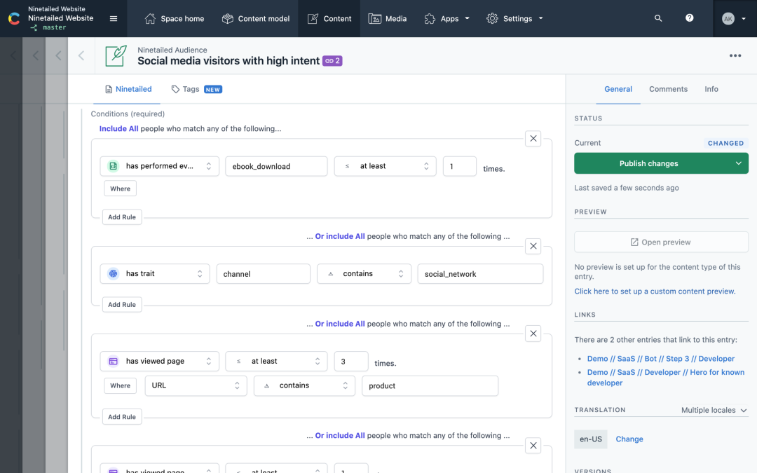 Create perfect audiences with multiple signals, intents, and unlimited traits from 1st party data.