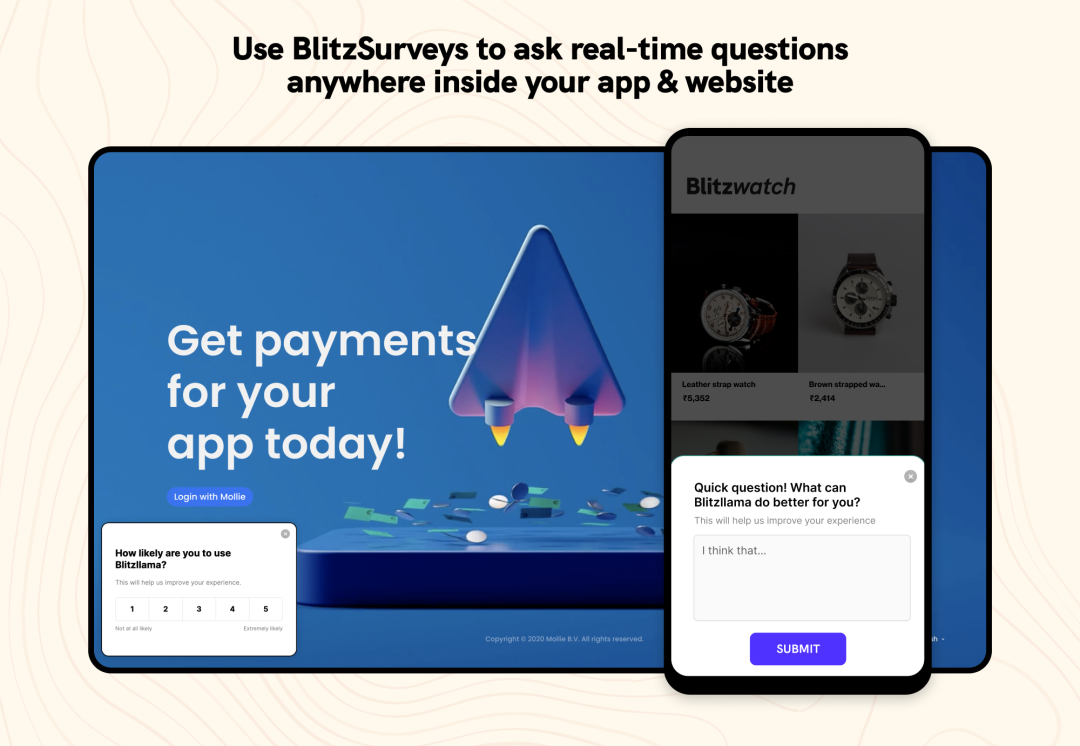 Use Blitzllama to ask real-time questions anywhere inside your app & website