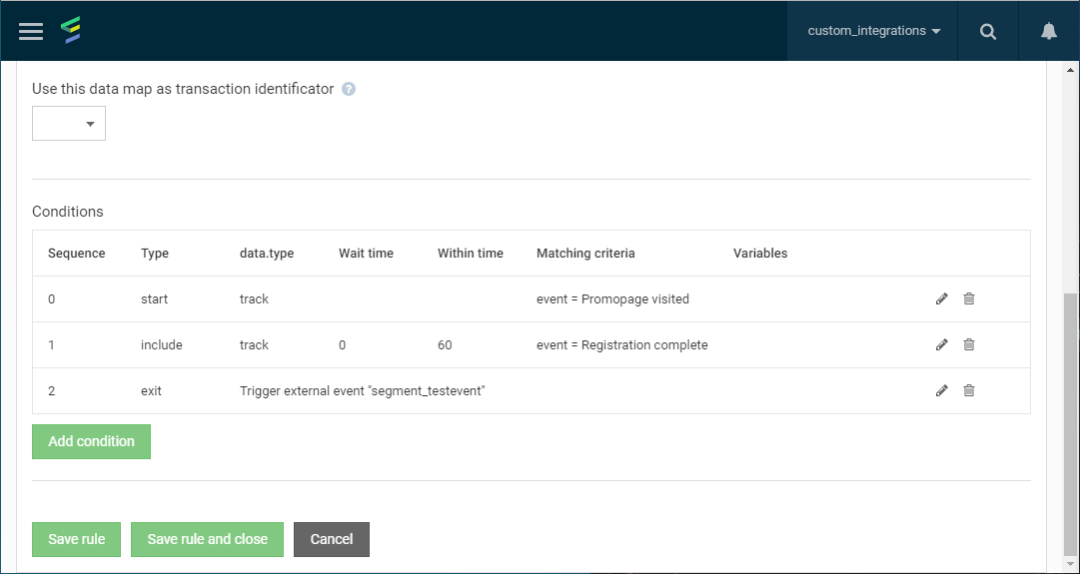 Start marketing automations based on a sequence of Segment events.