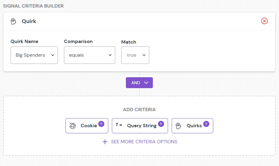 Uniform-Criteria-Builder